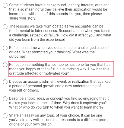 整整五年,Common App 2021- 2022 终于迎来了新变化!(图7) 整整五年,Common App 2021- 2022 终于迎来了新变化!(图7)