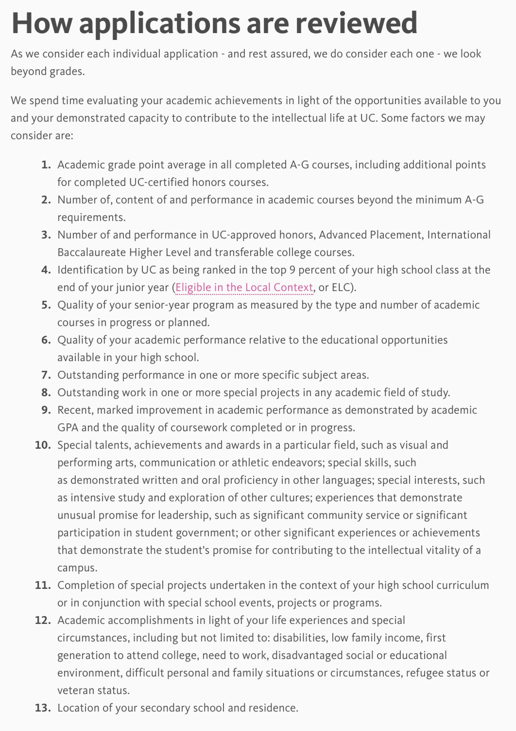 Test-blind后,UC大学招生的13项审核标准你知道吗?(图2) Test-blind后,UC大学招生的13项审核标准你知道吗?(图2)