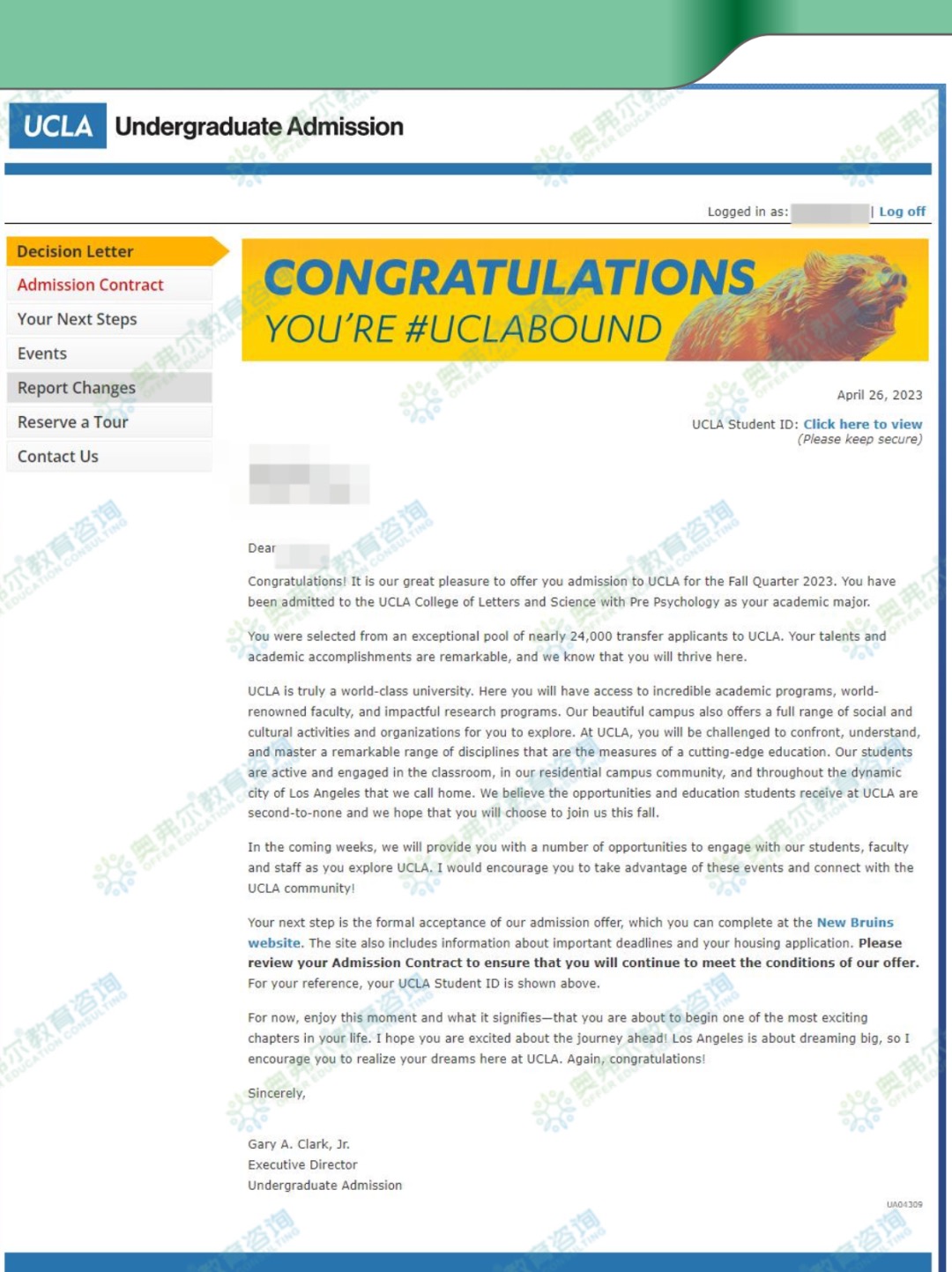 CC转UC|GPA和课外活动不足,ta却收获了UCLA的offer?(图3) CC转UC|GPA和课外活动不足,ta却收获了UCLA的offer?(图3)